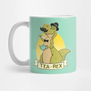 Tea Rex Funny Shirt, Dino Humor- Cute Dinosaur Graphic Vintage Saying Cool Mug